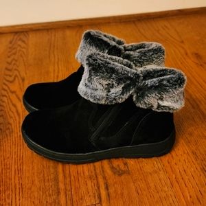 Khombu Fur Trim Jessica Boot